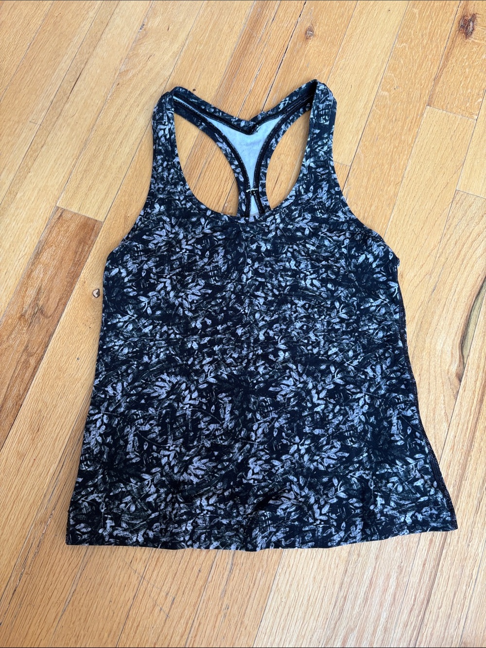 Lululemon Women’s Black & Gray Racerback Tank Top